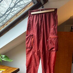 Outdoor Voices rust-colored hiking pants